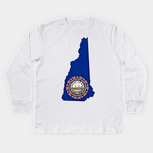 New Hampshire Love Kids Long Sleeve T-Shirt